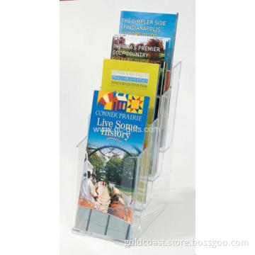 Plastic Leaflet Holder 1/3 A4 X 4 Tiers 